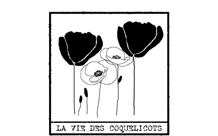 Logo crŽation identitŽ, la vie des coquelicots